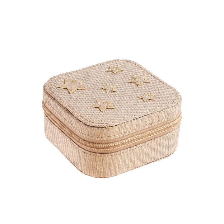 SHIMMER STAR SQUARE JEWELLERY BOX  Gull/Rosa