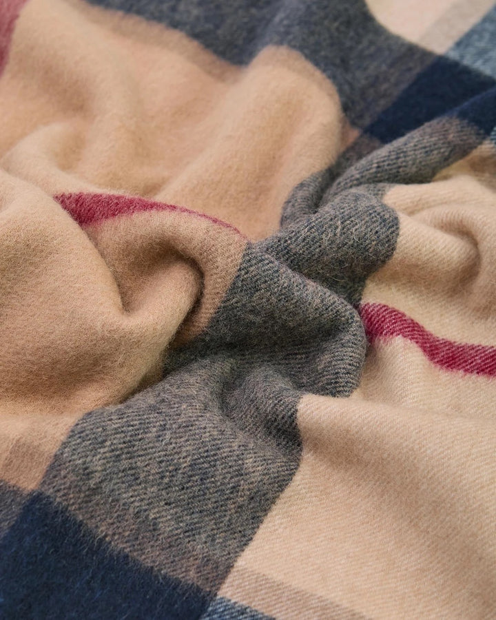 Barbour Rosefield Tartan Scarf  Hessian Tartan