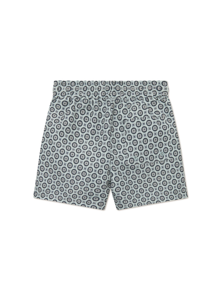 Stan Ornament AOP Swim Shorts Kids  Smoke Green