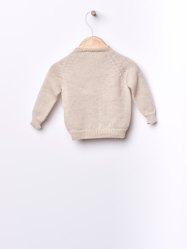 Casaco dec.redondo  Beje