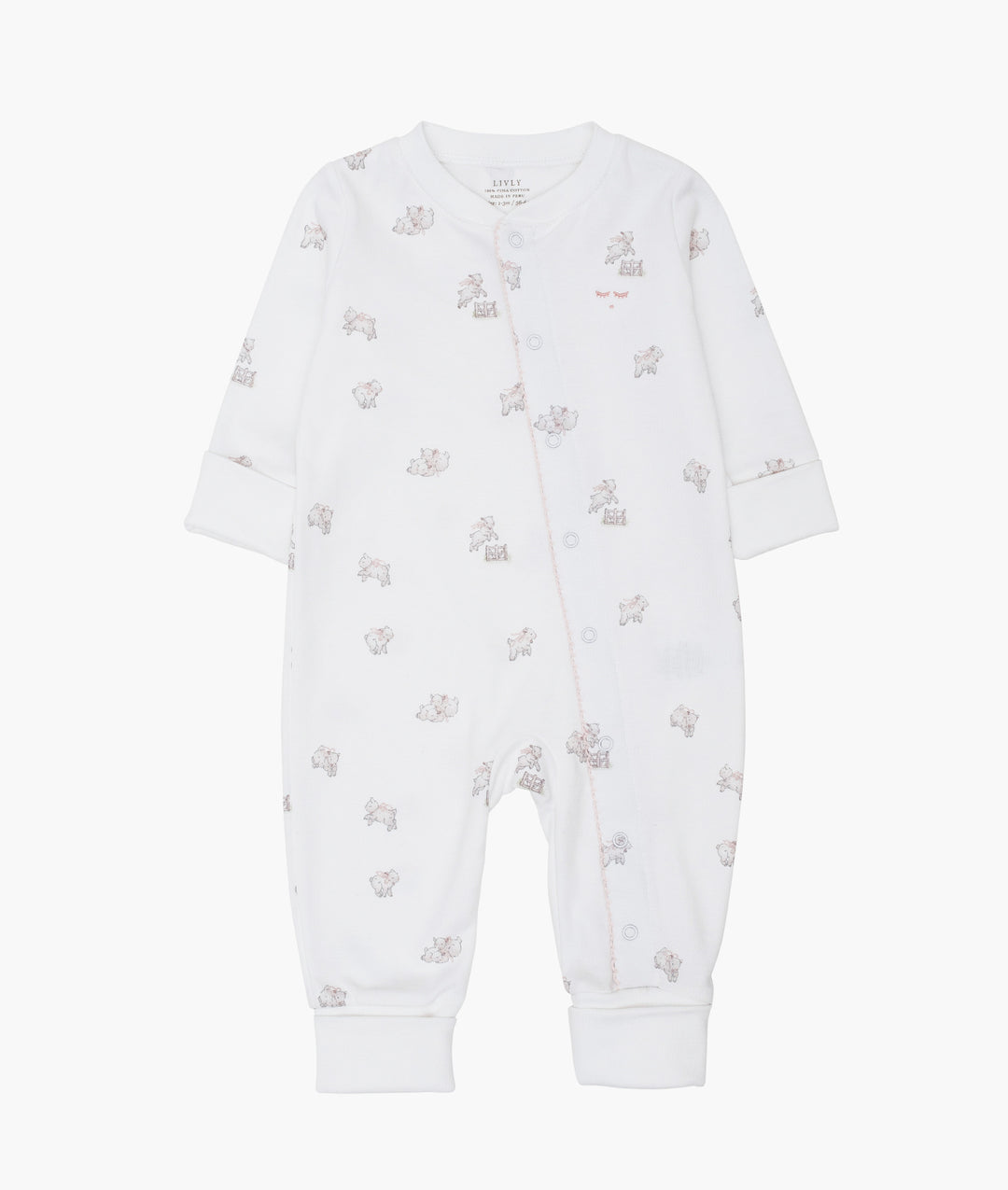 Counting Sheep Overall Pink