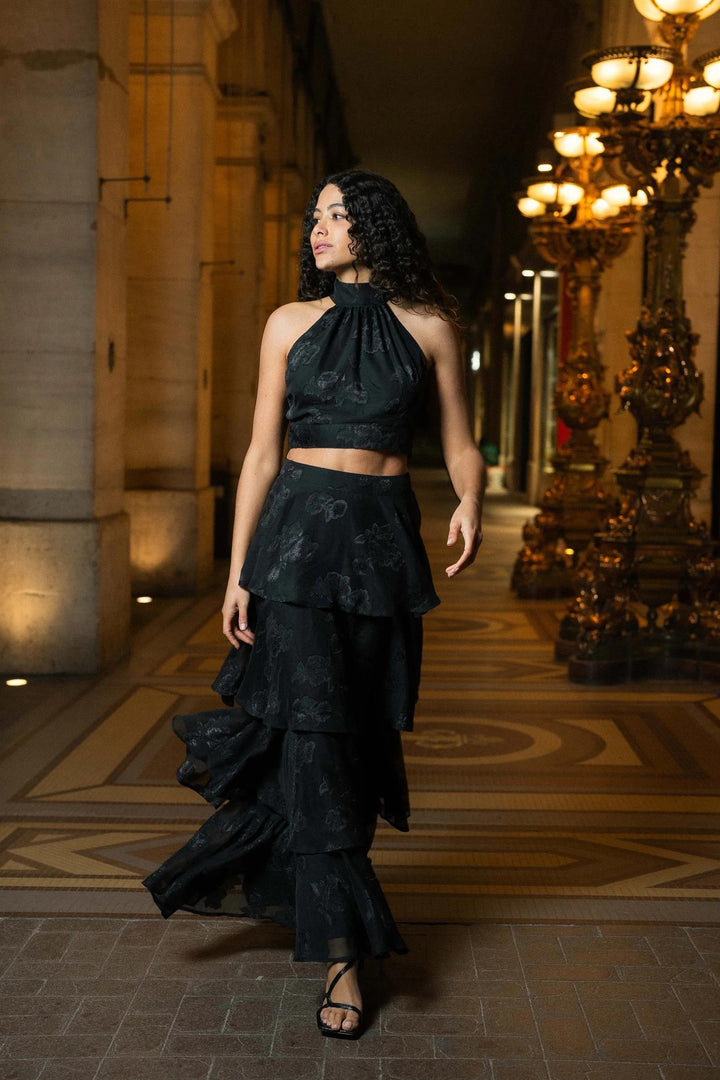 ANGEL MAXI SKIRT  Black