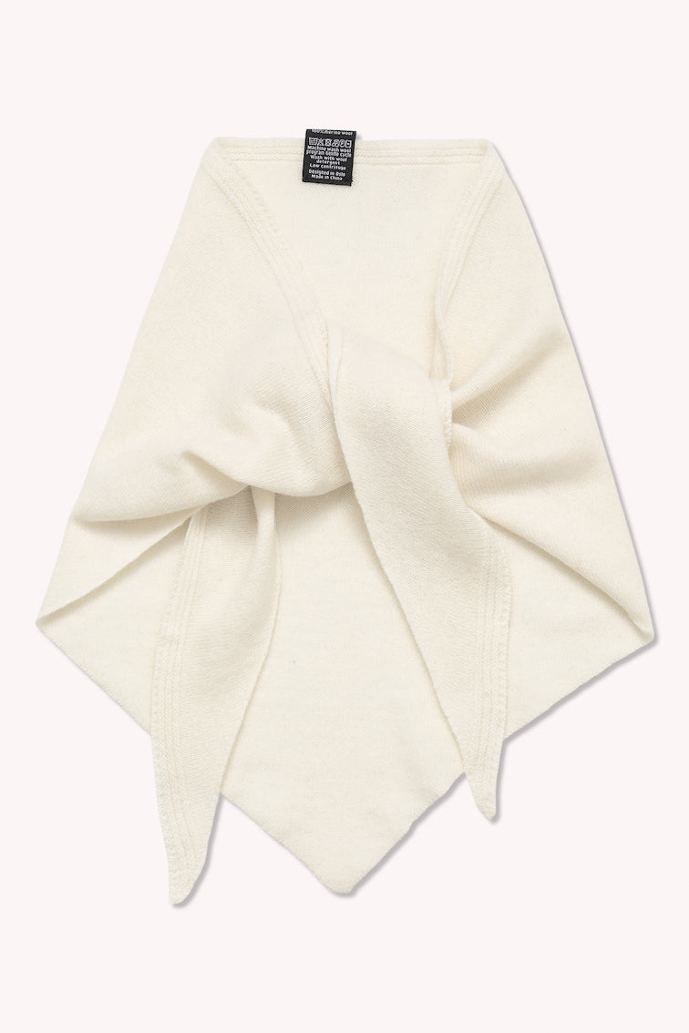 Mina Merino Scarf Eggshell