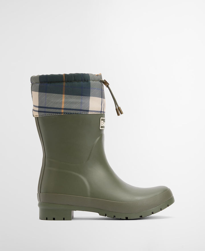 Barbour Mowbray Mid Welly  Olive/Ancient Tartan