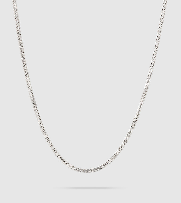 CURB CHAIN M Silver