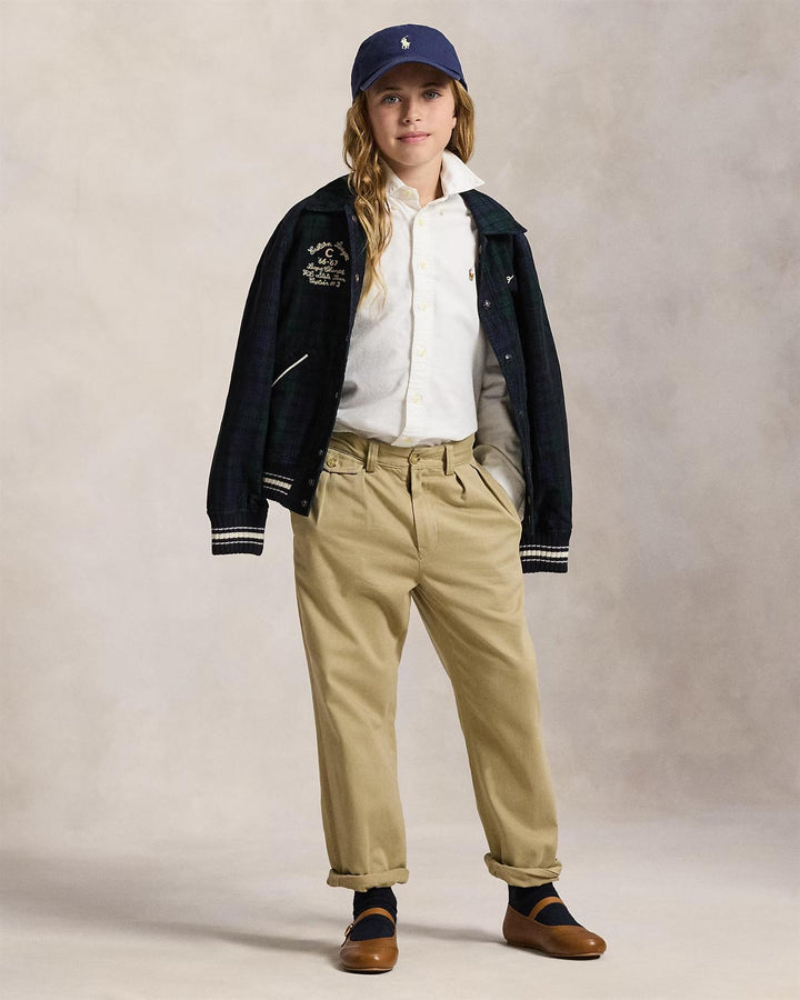 OXFORD SHIRT JENTE  Hvit