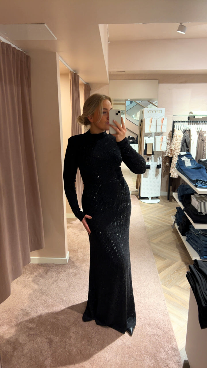 LUXE SEQUIN SKIRT  Black