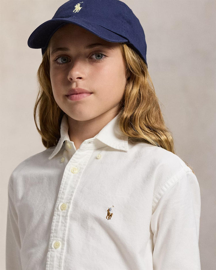 OXFORD SHIRT JENTE  Hvit