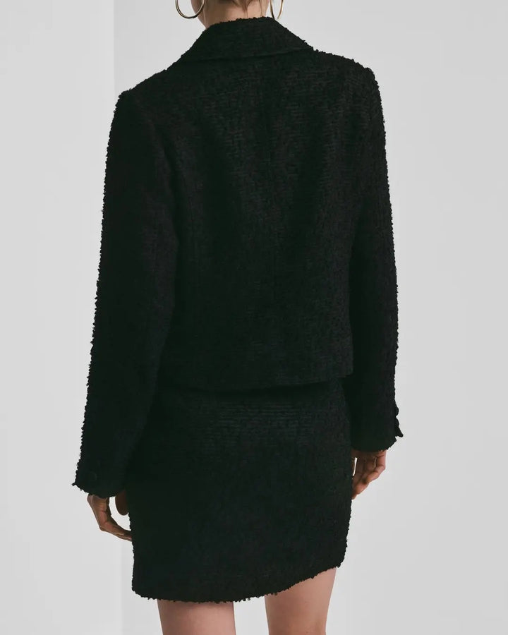 Boucle Jacket  Black