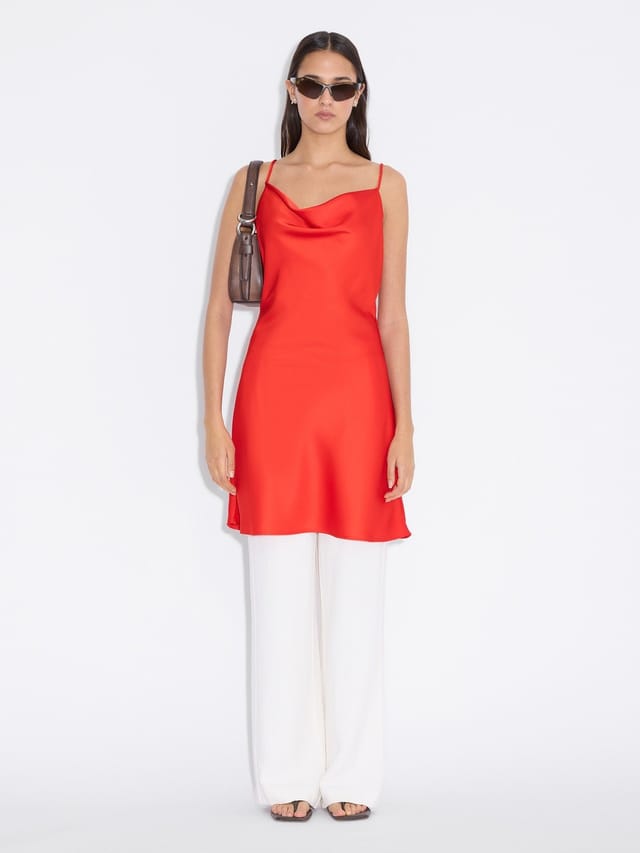 Eila Short Dress  Red