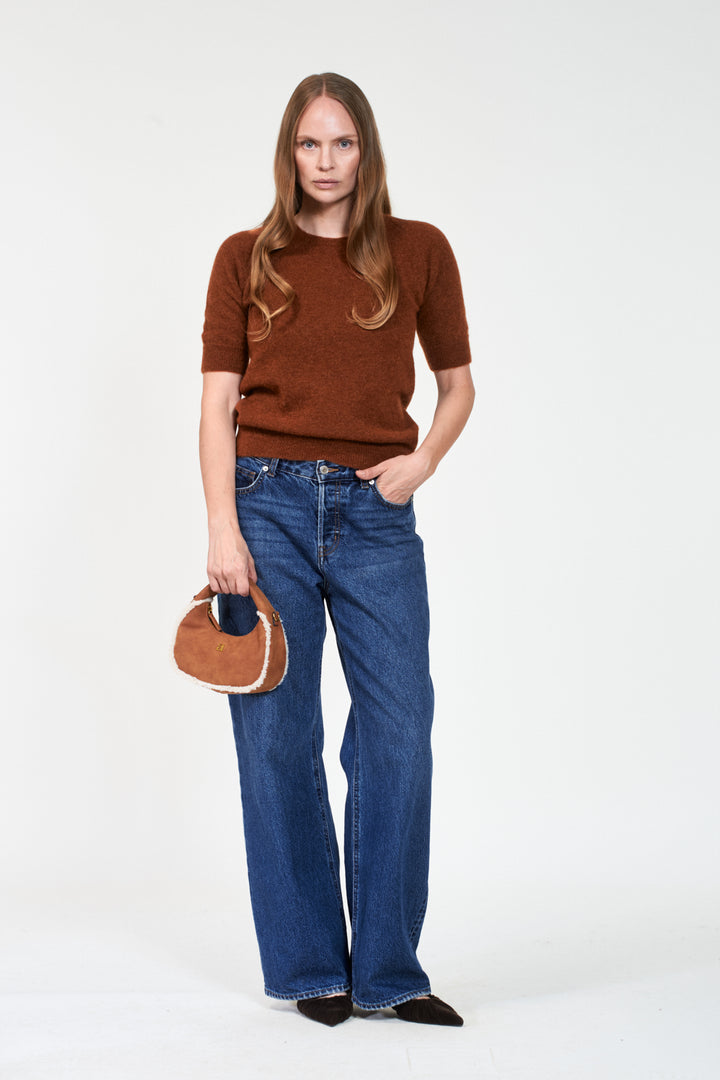 Noella Shearling  Chestnut