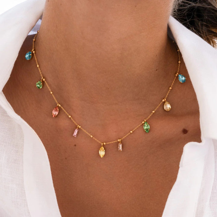 GISELA NECKLACE GOLD  Dreamscape Combo