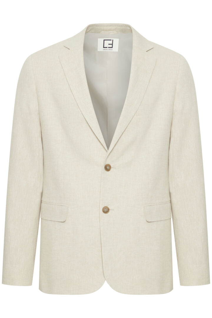 BILLE 0144 linen mix blazer Chateau Gray Melange