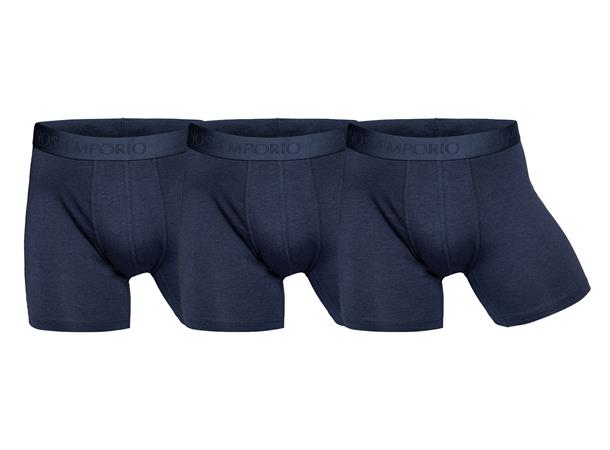 3PK BOXER BAMBOO Navy