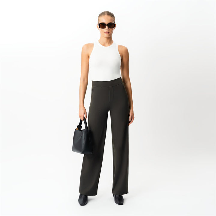 ASANA RELAXED STRAIGHT PANT  Dark Olive