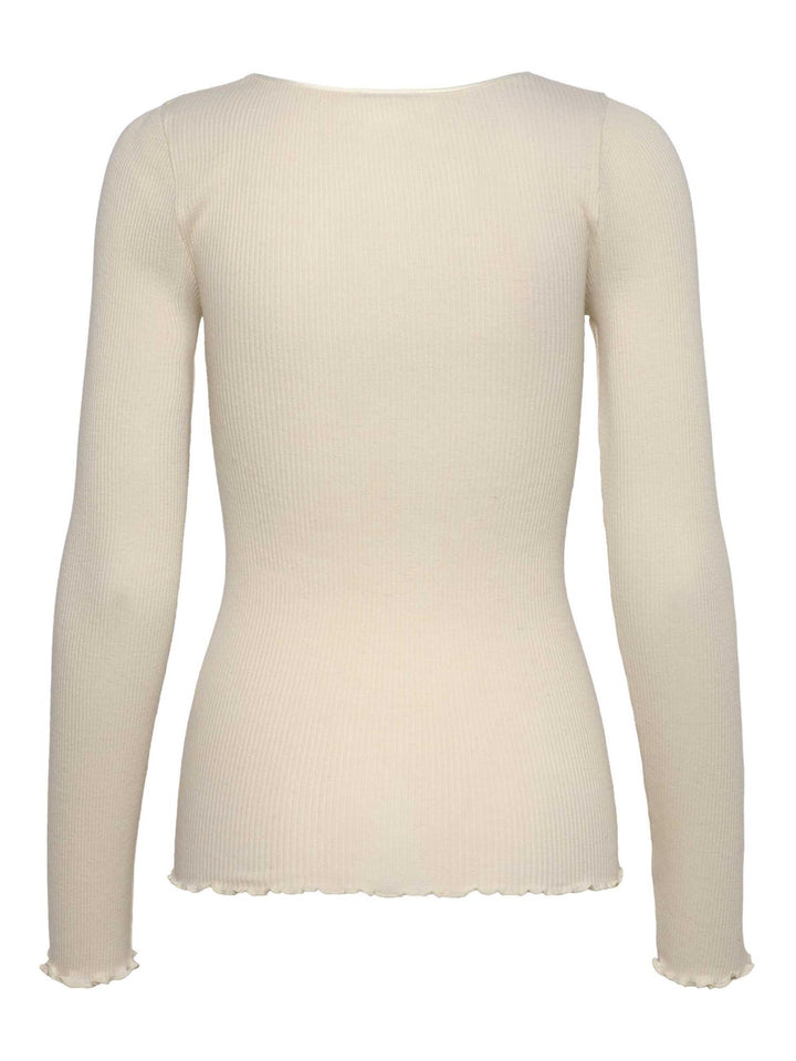 RWMiao LS O-neck Regular T-shirt  New White