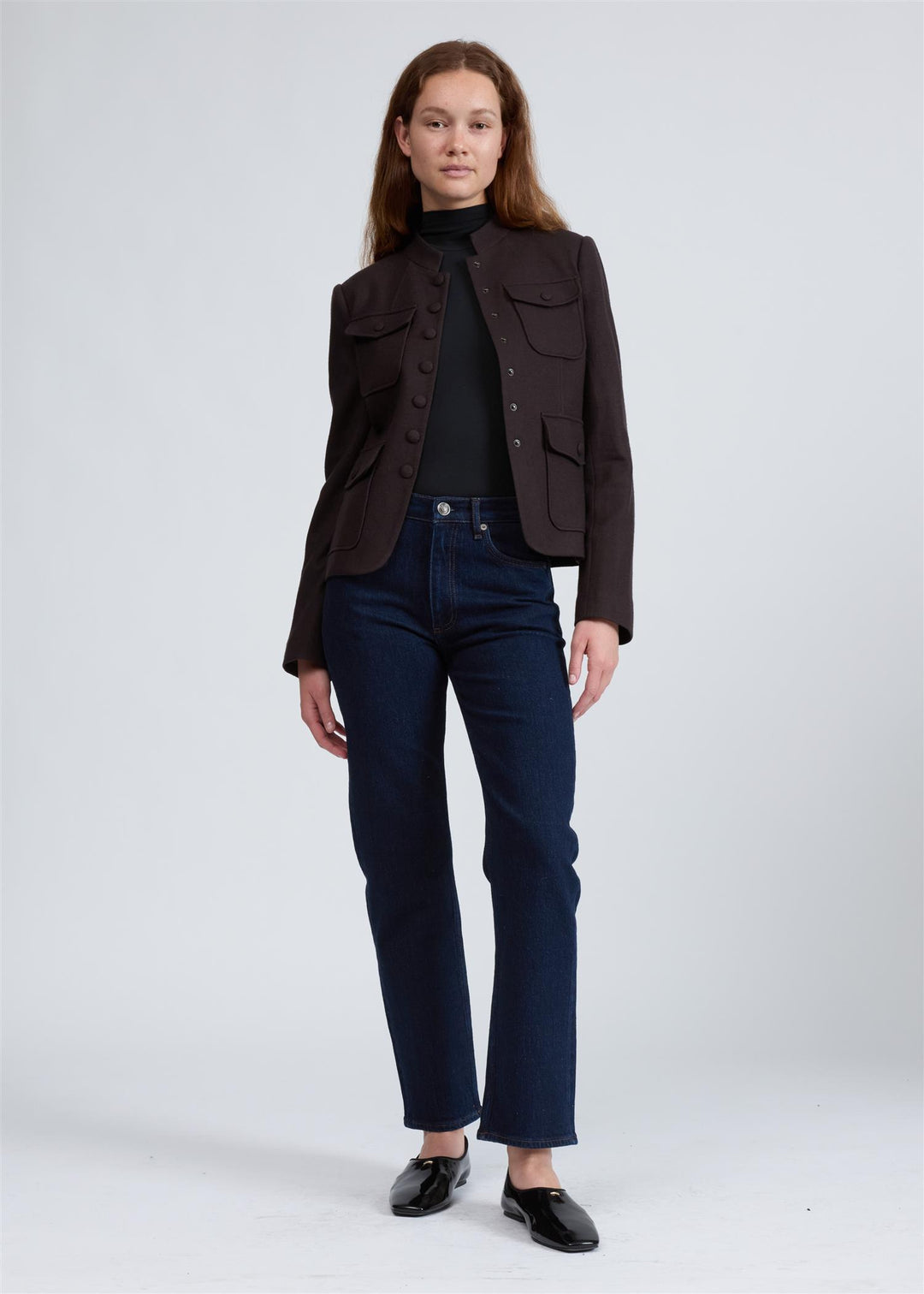 HARLOW MID-RISE ANKLE STRAIGHT  Darkrinse