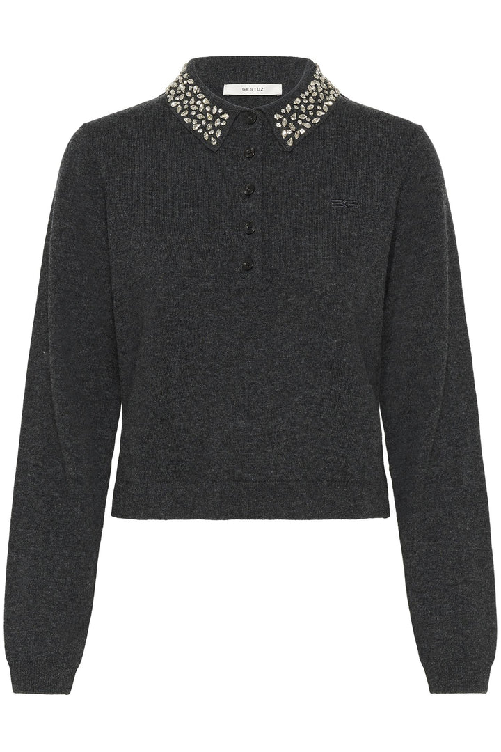 GZMANZI DECO POLO PULLOVER  Deep Graphite