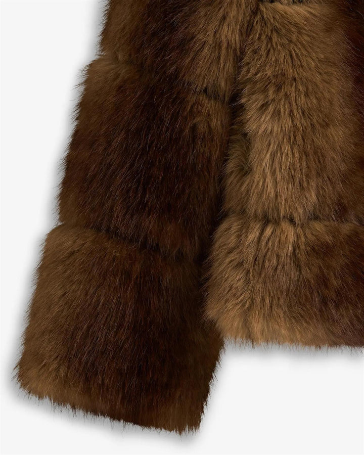 POSH SHORT COAT  Dk Brown