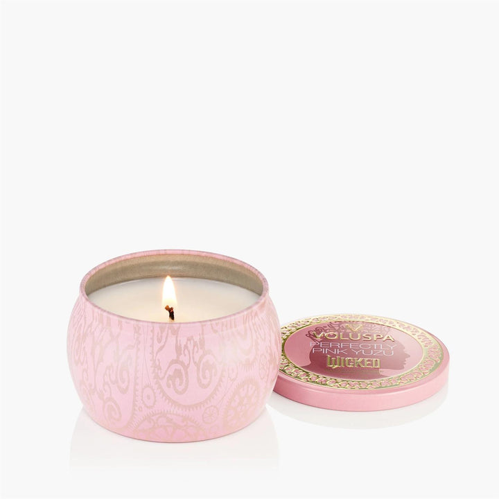 MINI TIN CANDLE 25t  Perfectly Pink Yuzu