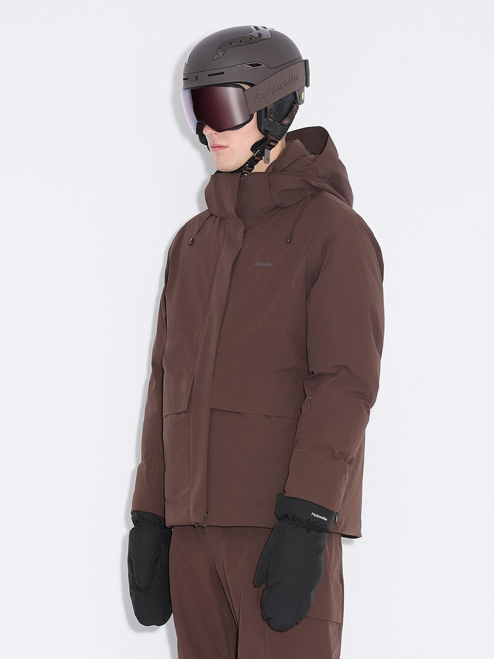 M Tryvann Down Jacket 25-04_ski  Dk. Brown