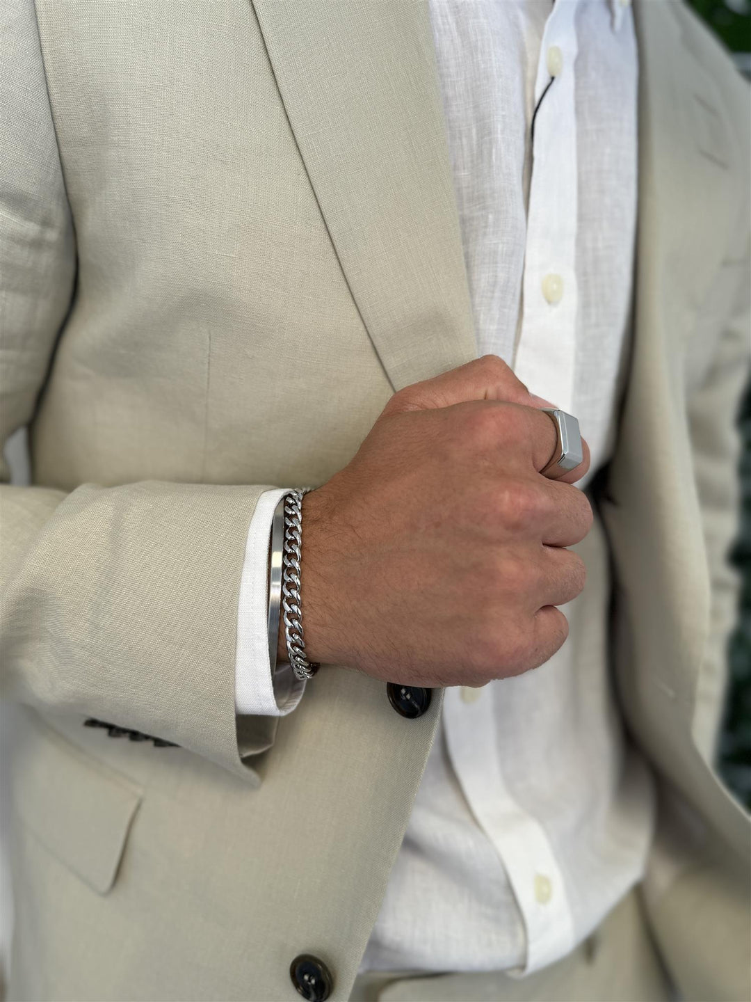 Clark Chain Bracelet Steel  Steel
