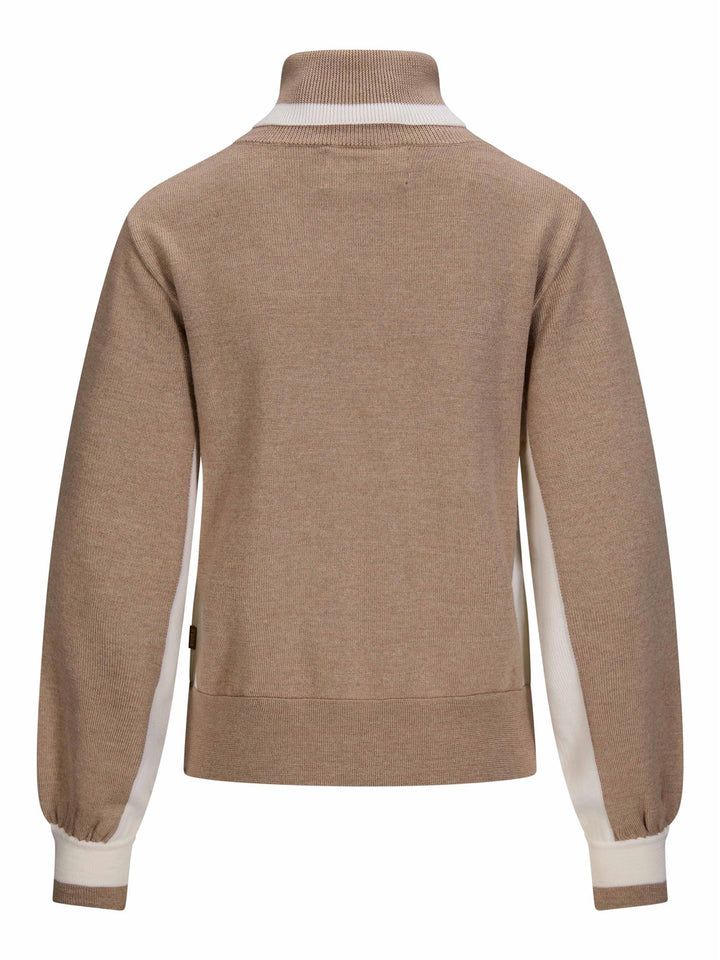 Maud Merino Sweater  Beige Melange