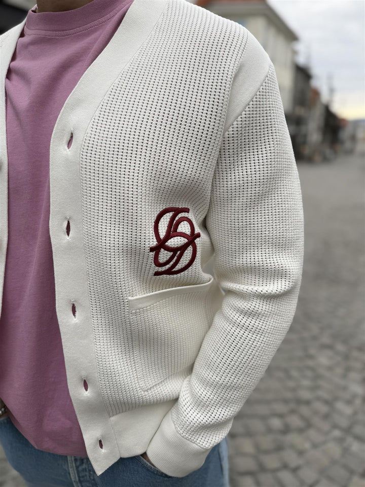 Le Cardigan Monogramme  Cream