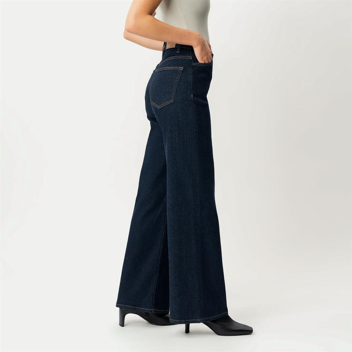 WIDE COMFORT DENIM  Dark Blue