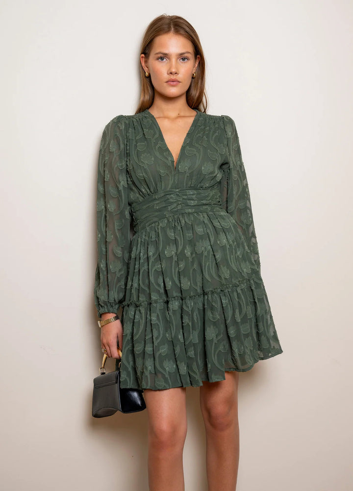 Noor Dress  Luxe Green