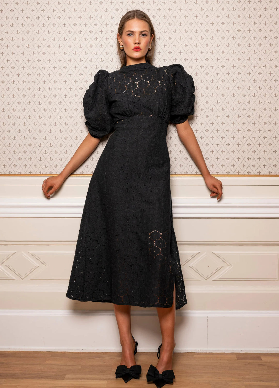 Dakota Dress  Black Lace