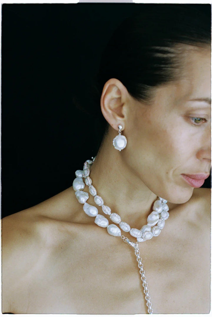 Pearl Drop Choker  Pearl