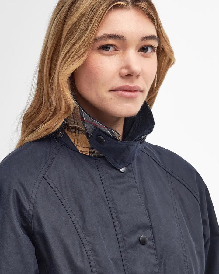 Beadnell Wax Jacket  Navy