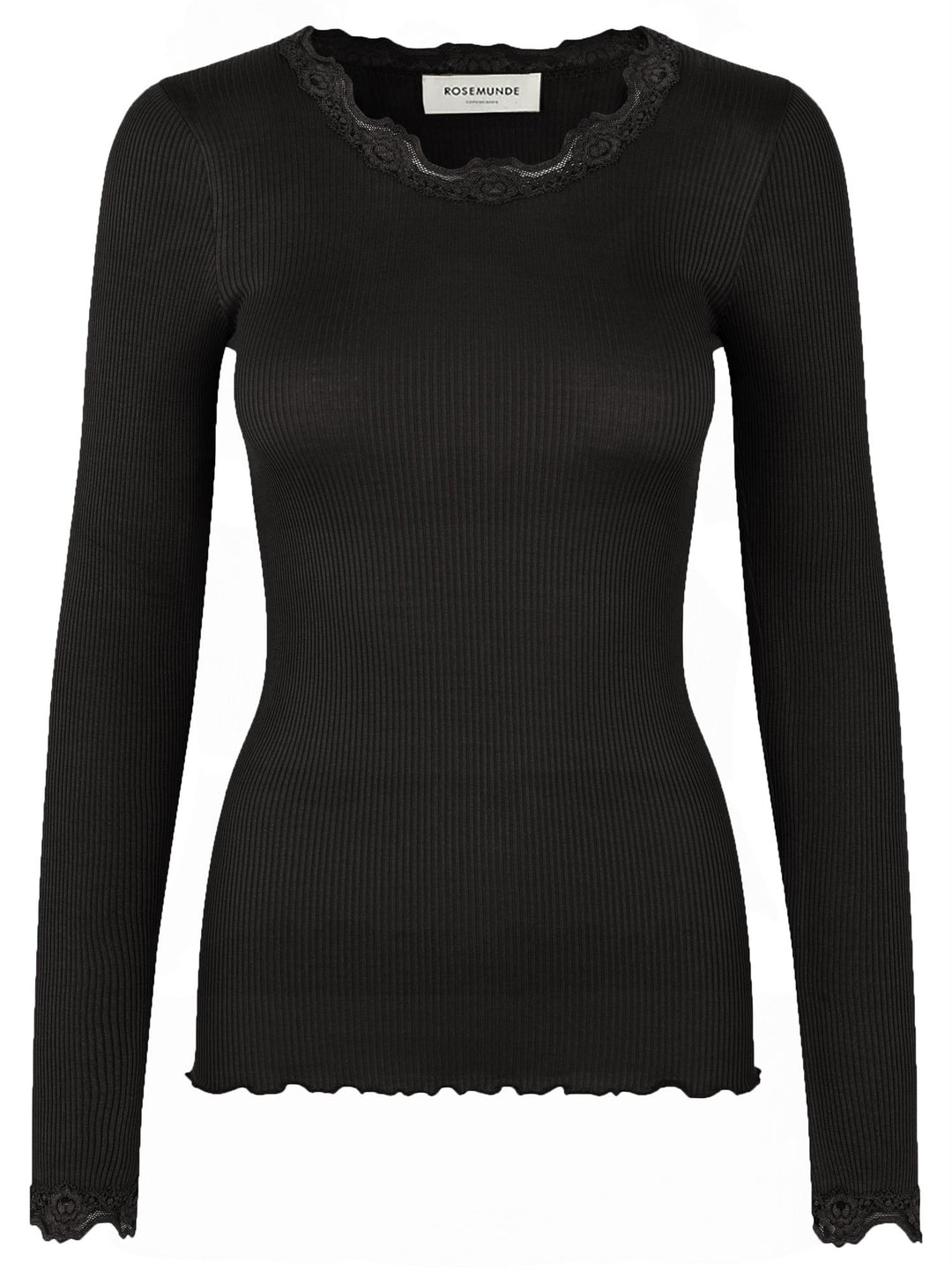 RWBabette LS Regular Lace T-shirt  Black
