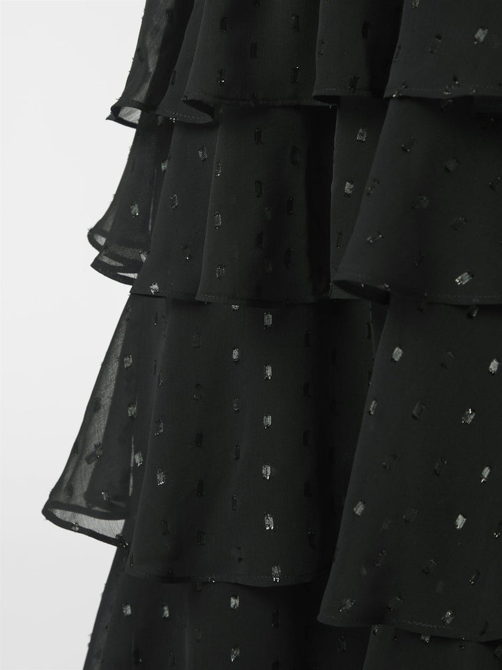 Marli Glitz Dress  Black