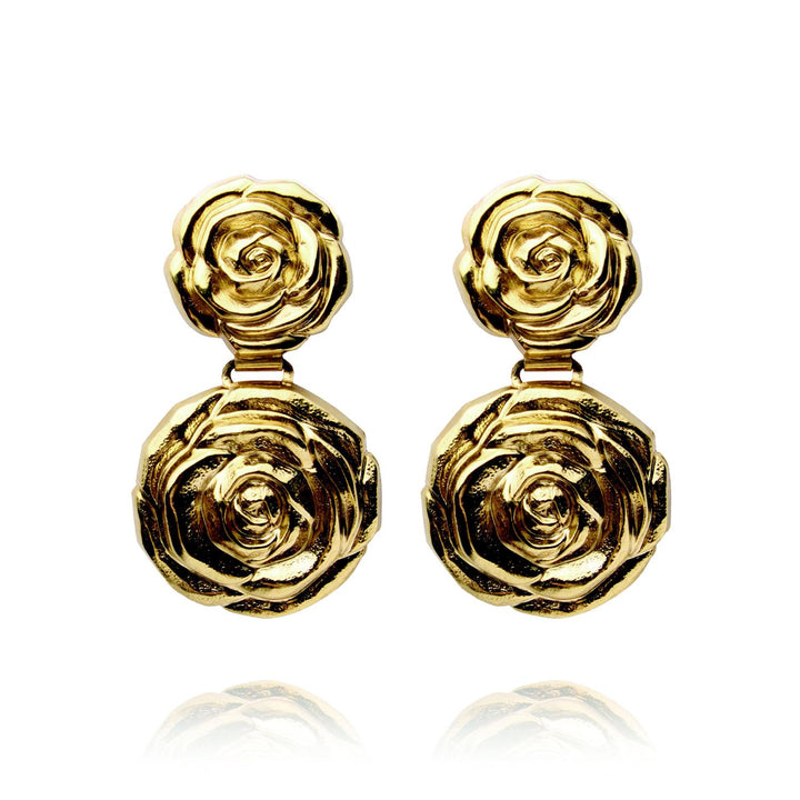 ROSITA GRANDE EARRINGS GOLD  Gold
