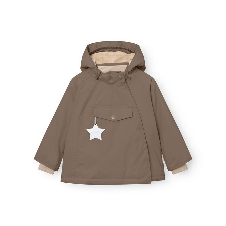 MATWANG fleece lined winter jacket  Morel Grey