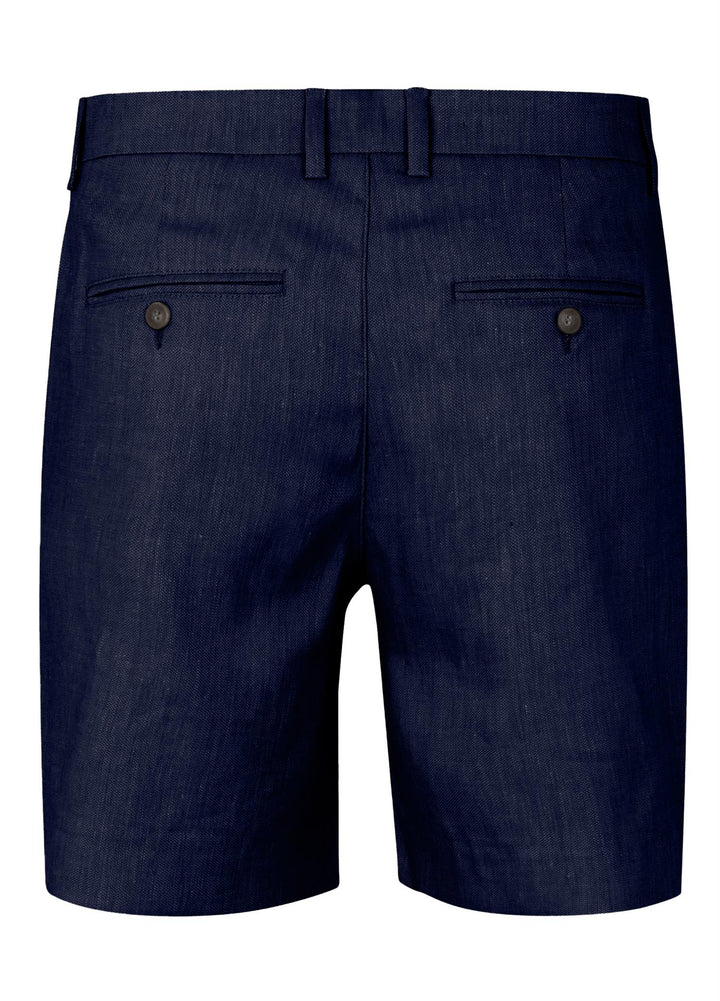 AlvinPL Shorts 769  Navy Linen