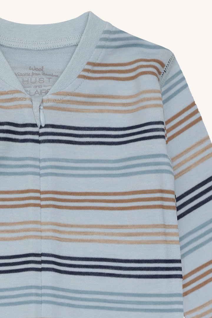 HCMANU ZIP 3 STRIPES  Blå