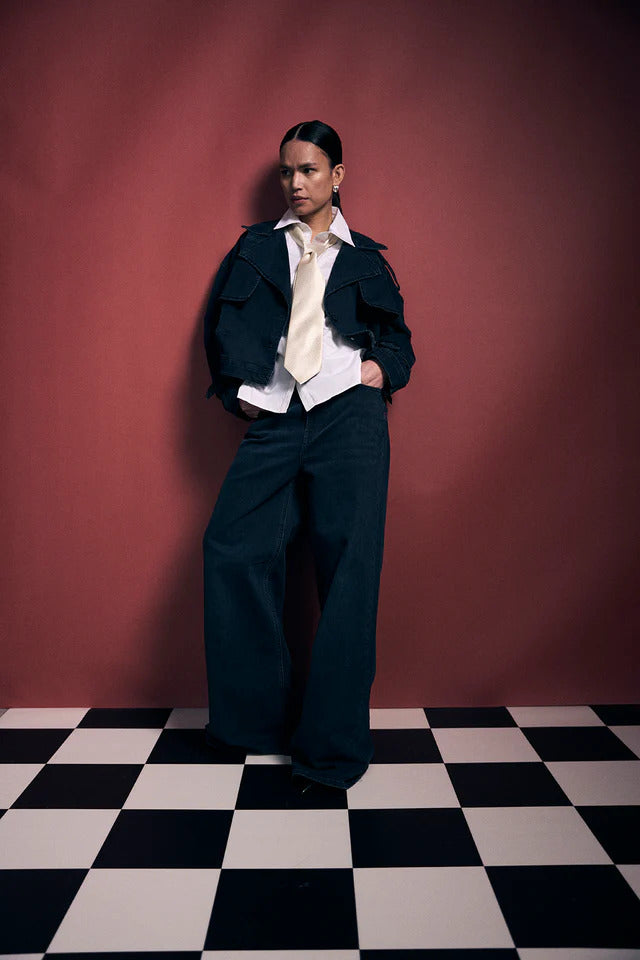 Ellen French Jeans Wash Austin Heritage  Denim Blue