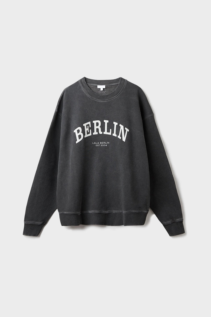 Sweatshirt Berlin  Washed Black