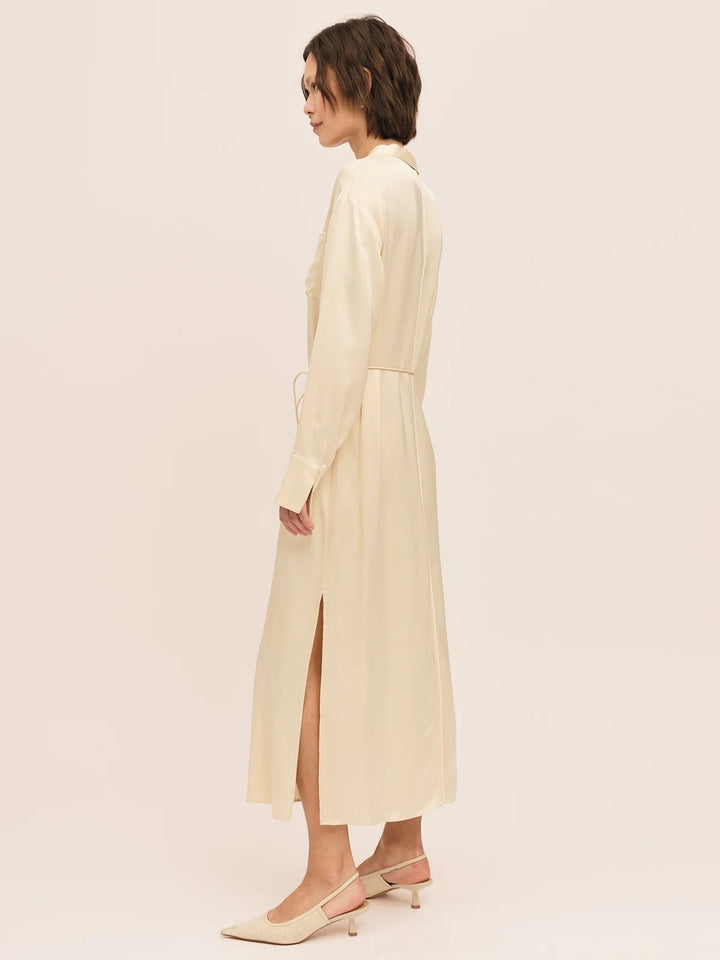 Moana String Dress  Winter White