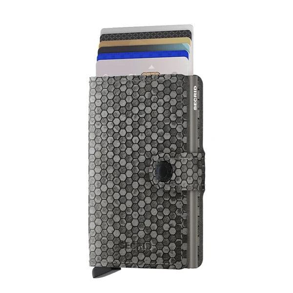 MINIWALLET HEXAGON  Grey