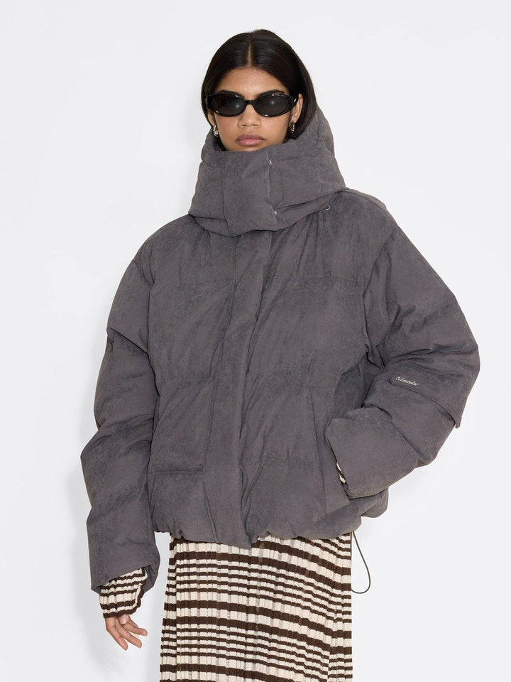 Steilia Brushed Down Jkt  Grey