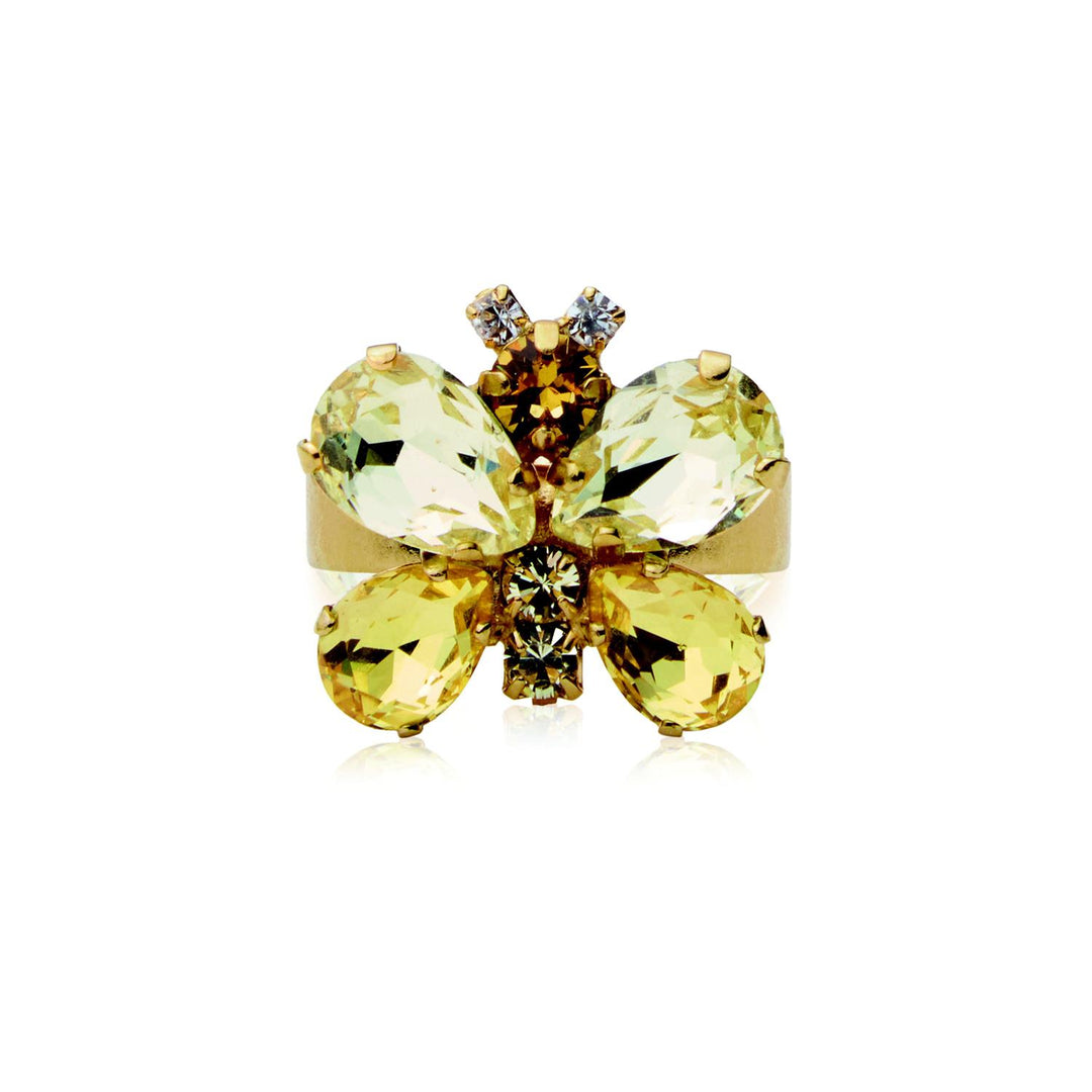 BUTTERFLY RING GOLD Yellow Combo