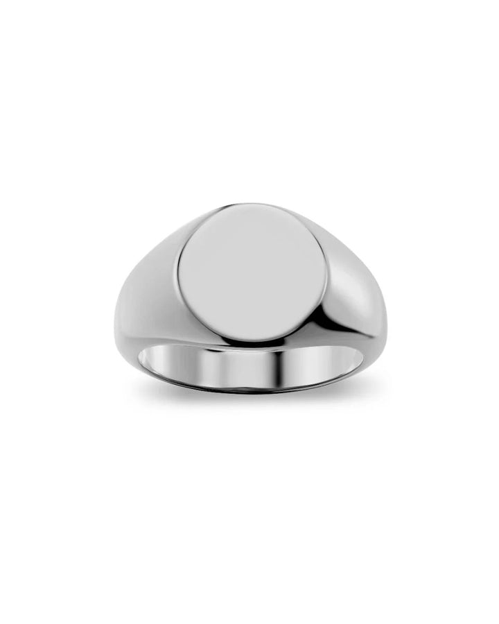 Kim Signet Ring Steel  Steel