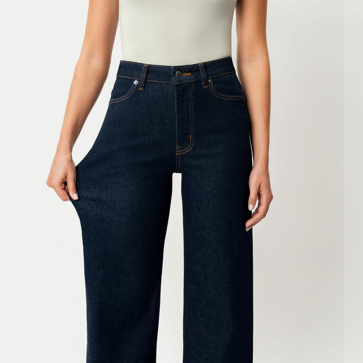 WIDE COMFORT DENIM  Dark Blue