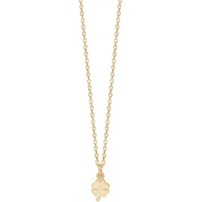 NECKLACE CLOVER Gold Matt