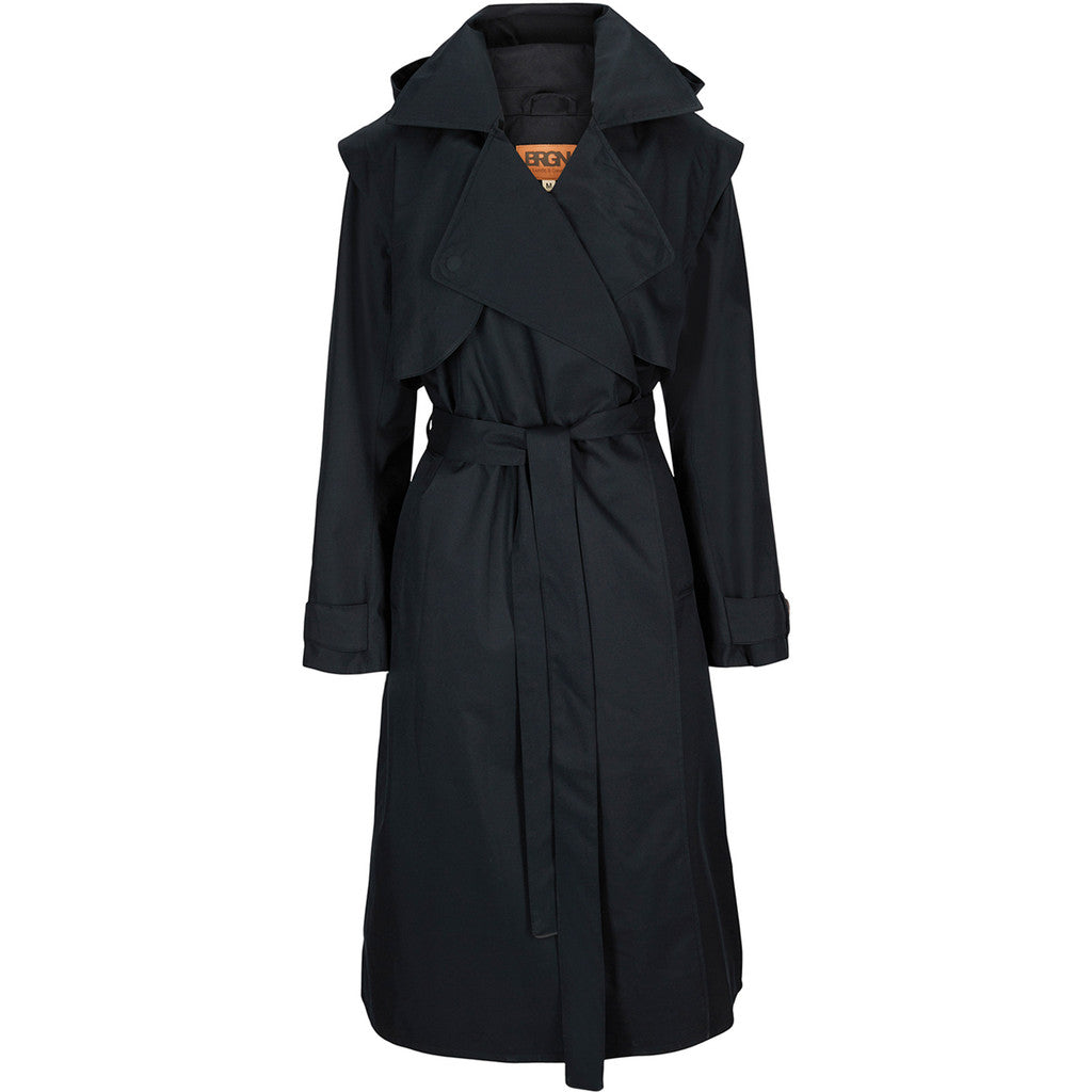 Regndråpe Trench Coat  New Black