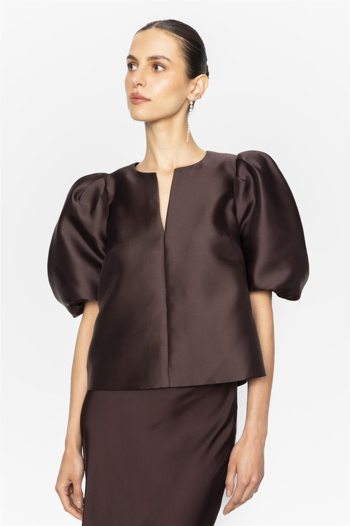 Maeve Blouse  Dark Brown